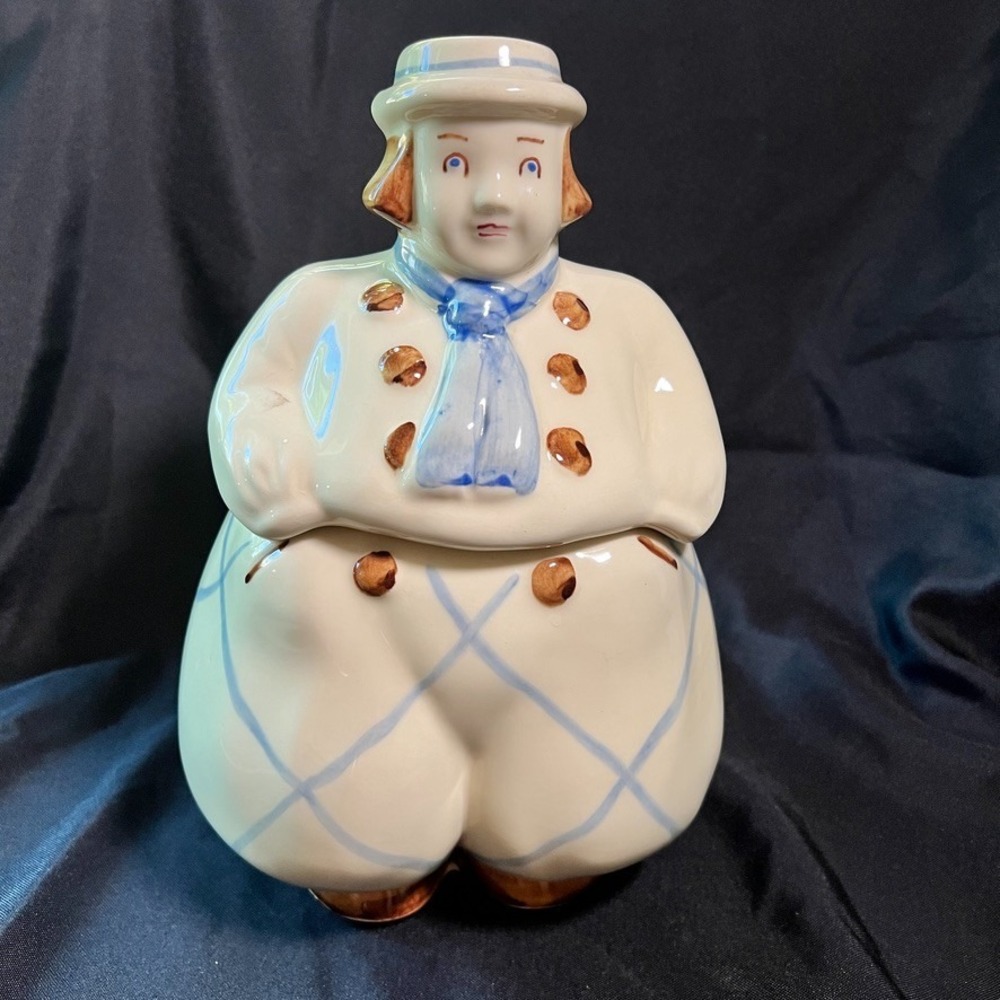Vintage DeLee Art Dutch Boy Cookie Jar USA Hand-Painted Ceramic 1940s–1950s